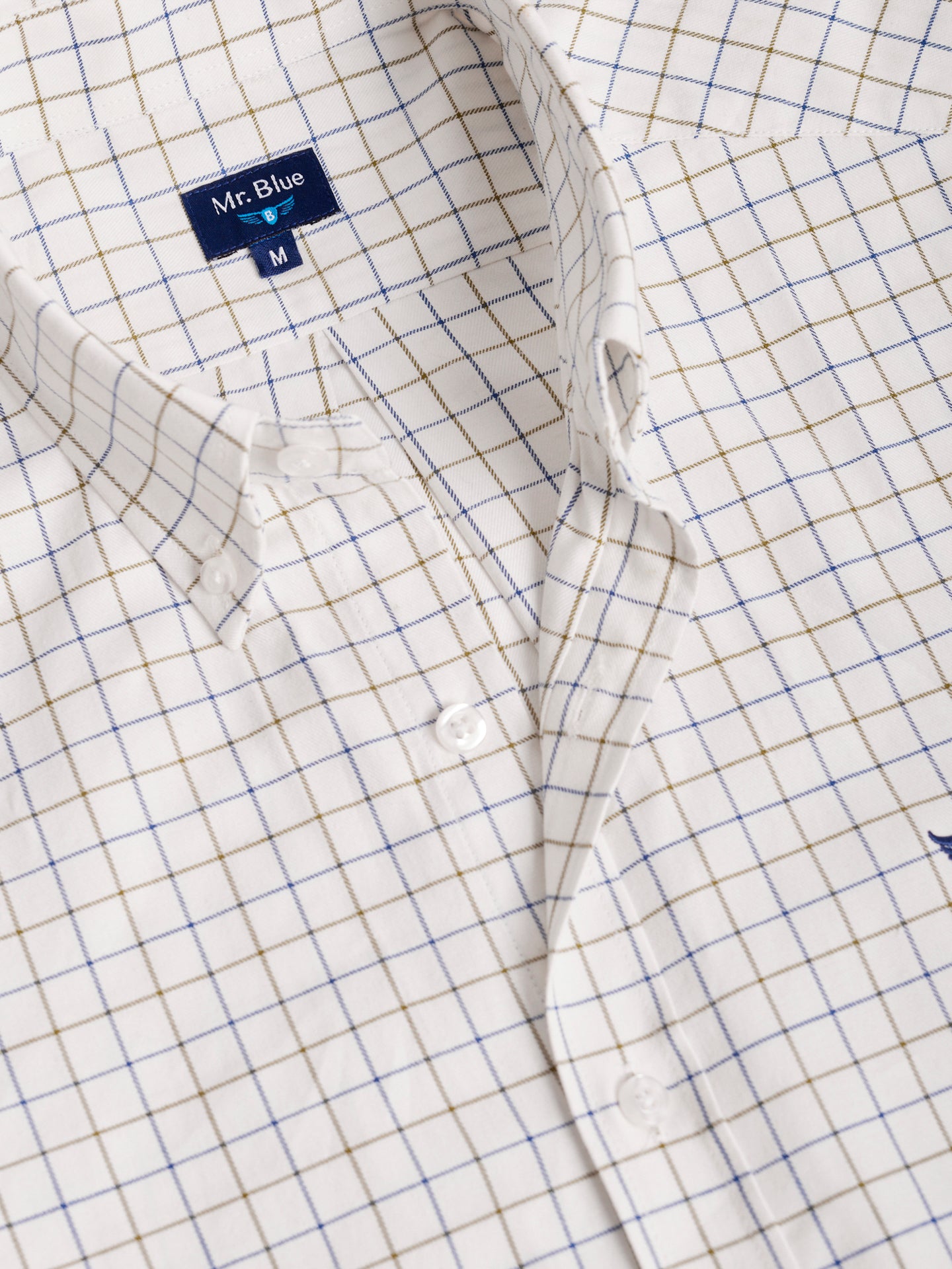 CAMISA BRANCA REGULAR FIT MR. BLUE