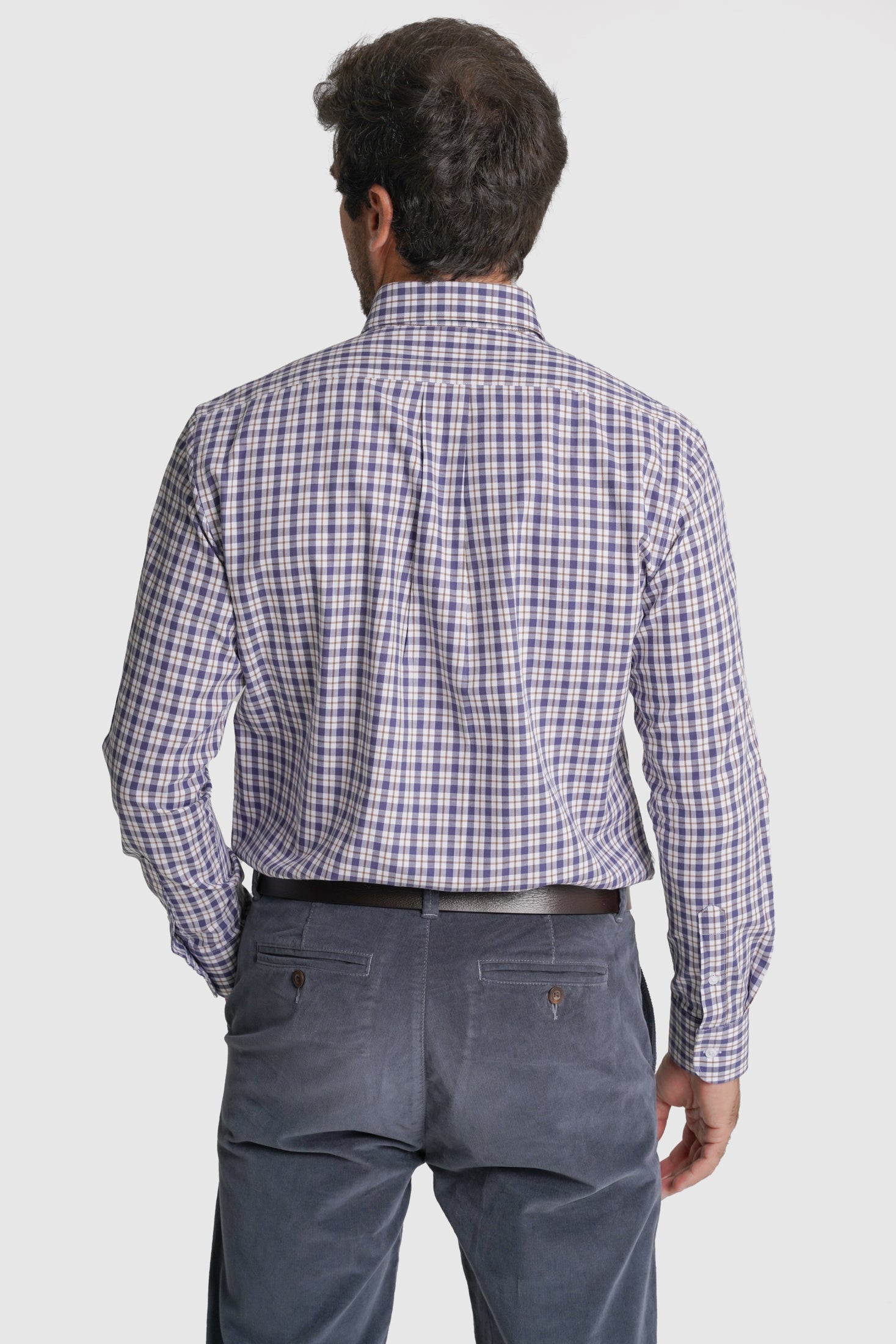 CAMISA ALGODÃO REGULAR FIT BRANCA QUADRADA MR. BLUE