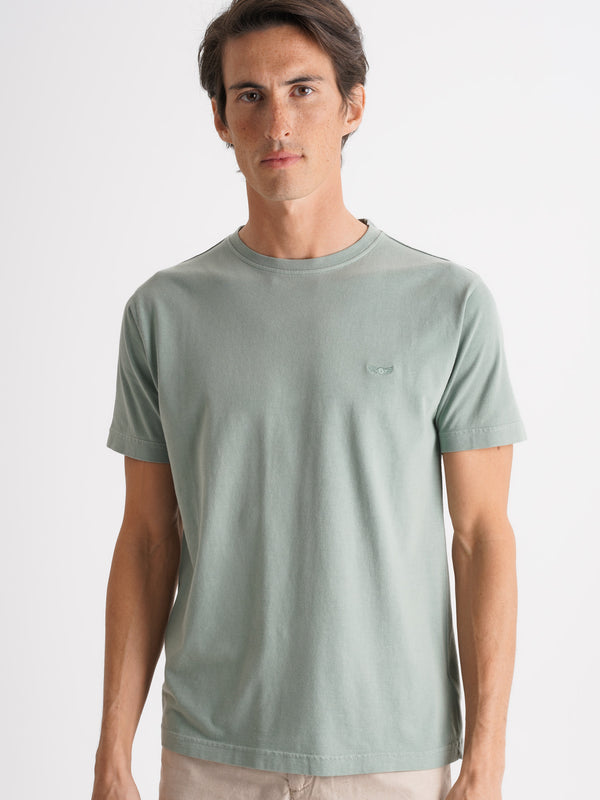 T-Shirt 100% Algodão Verde Mr. Blue