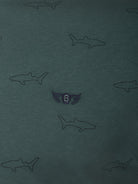 T-shirt Algodão Verde Manga Curta Regular Fit Mr. Blue