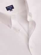 CAMISA ALGODÃO BRANCA MANGA COMPRIDA REGULAR FIT MR. BLUE