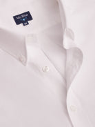 Camisa Algodão Branca Manga Comprida Regular Fit Mr. Blue