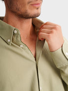 CAMISA VERDE REGULAR FIT MR. BLUE