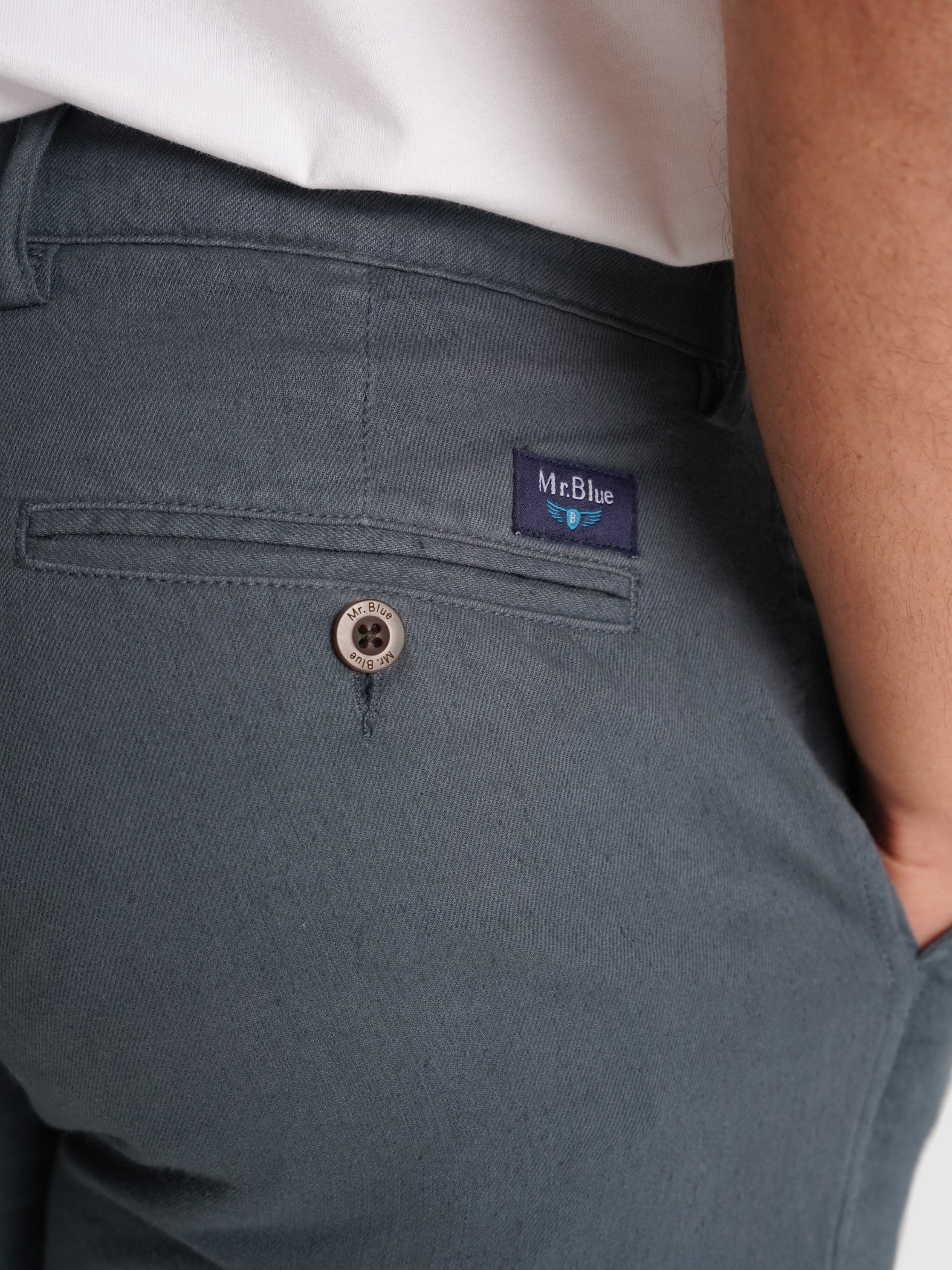 BERMUDA REGULAR FIT AZUL MR. AZUL