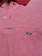 Polo Vermelho Manga Curta Regular Fit Mr. Blue