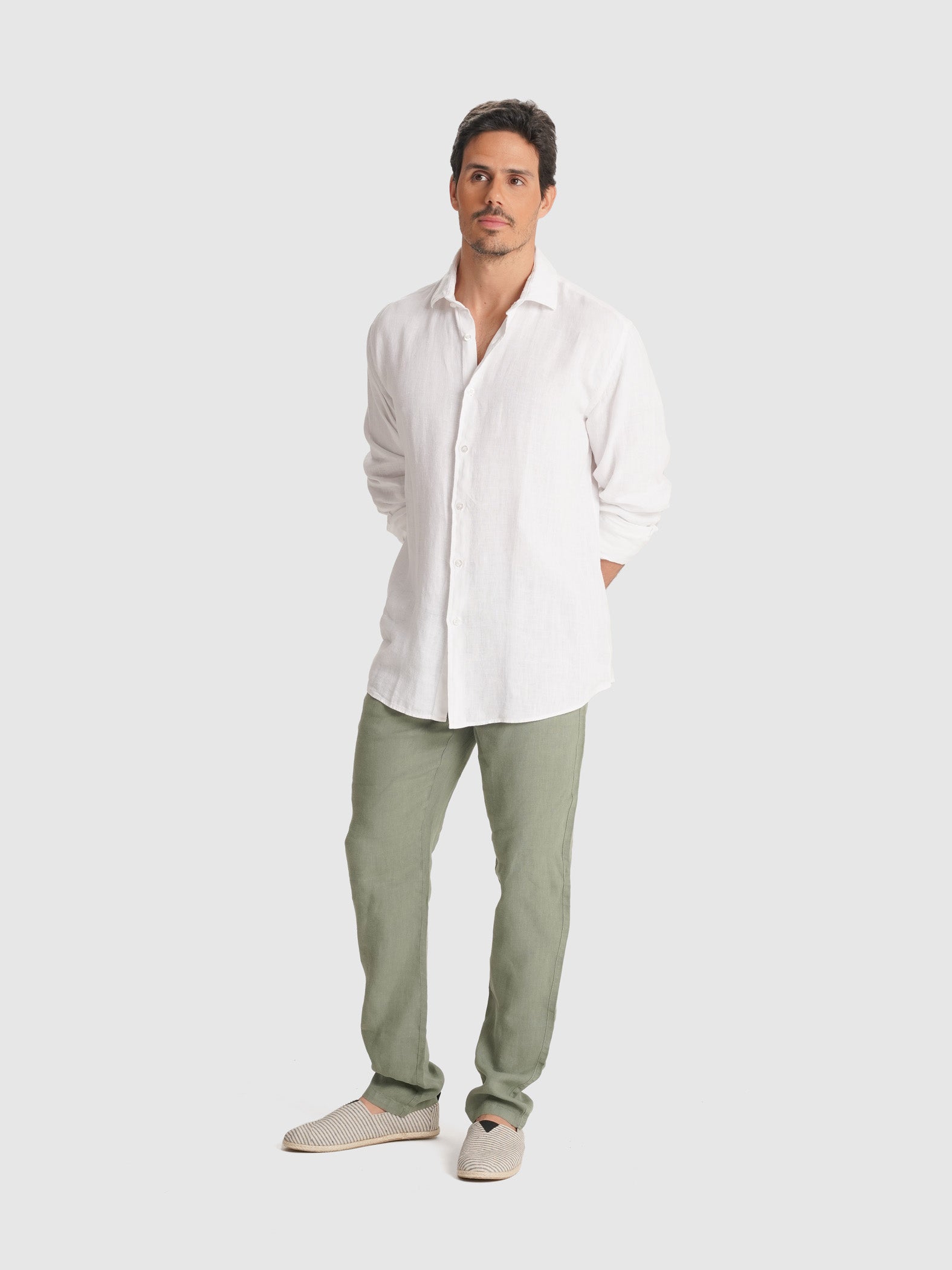 CAMISA BRANCA MANGA COMPRIDA REGULAR FIT MARK BELLUCCI