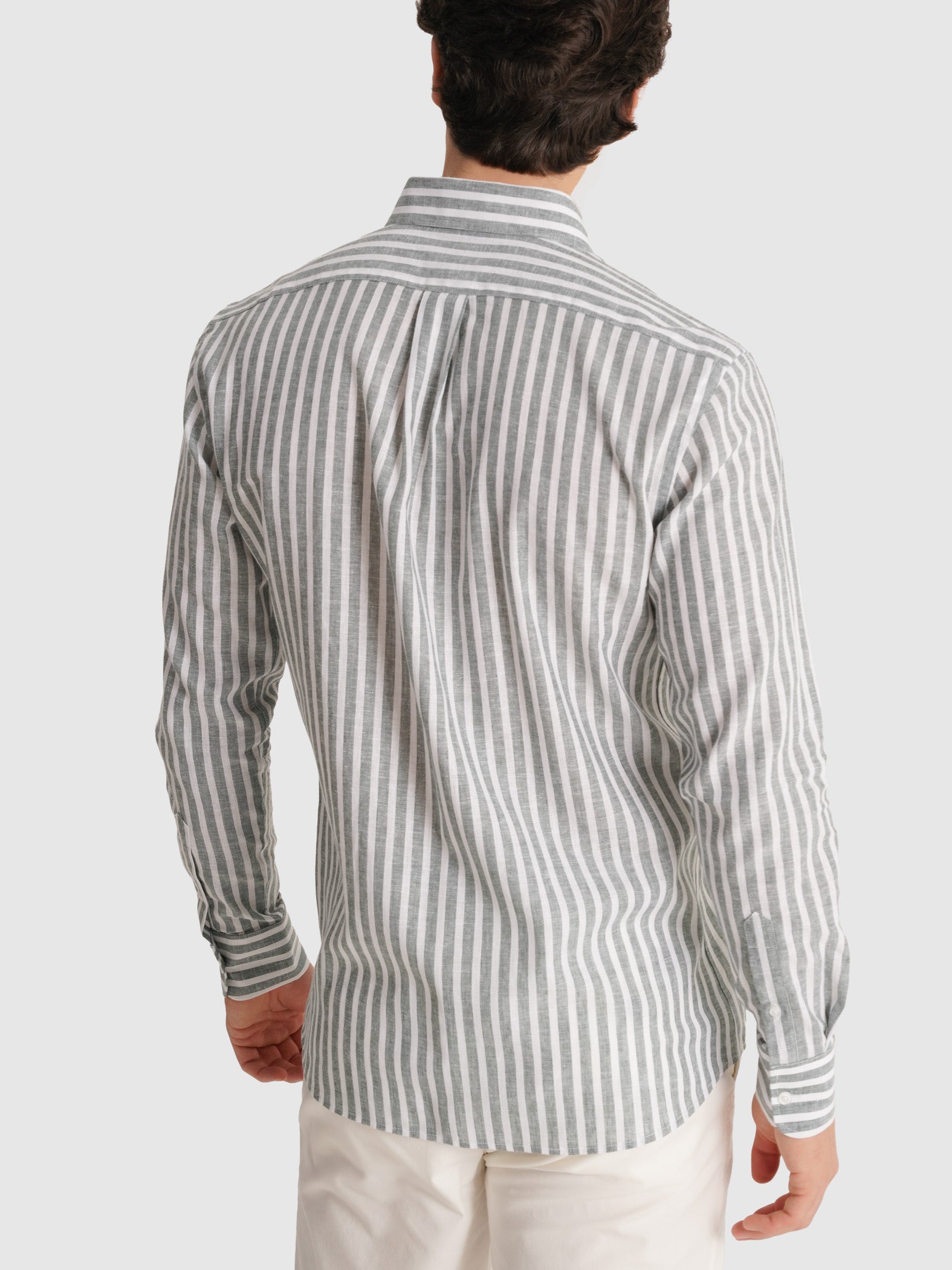 CAMISA VERDE MANGA COMPRIDA REGULAR FIT MR. BLUE