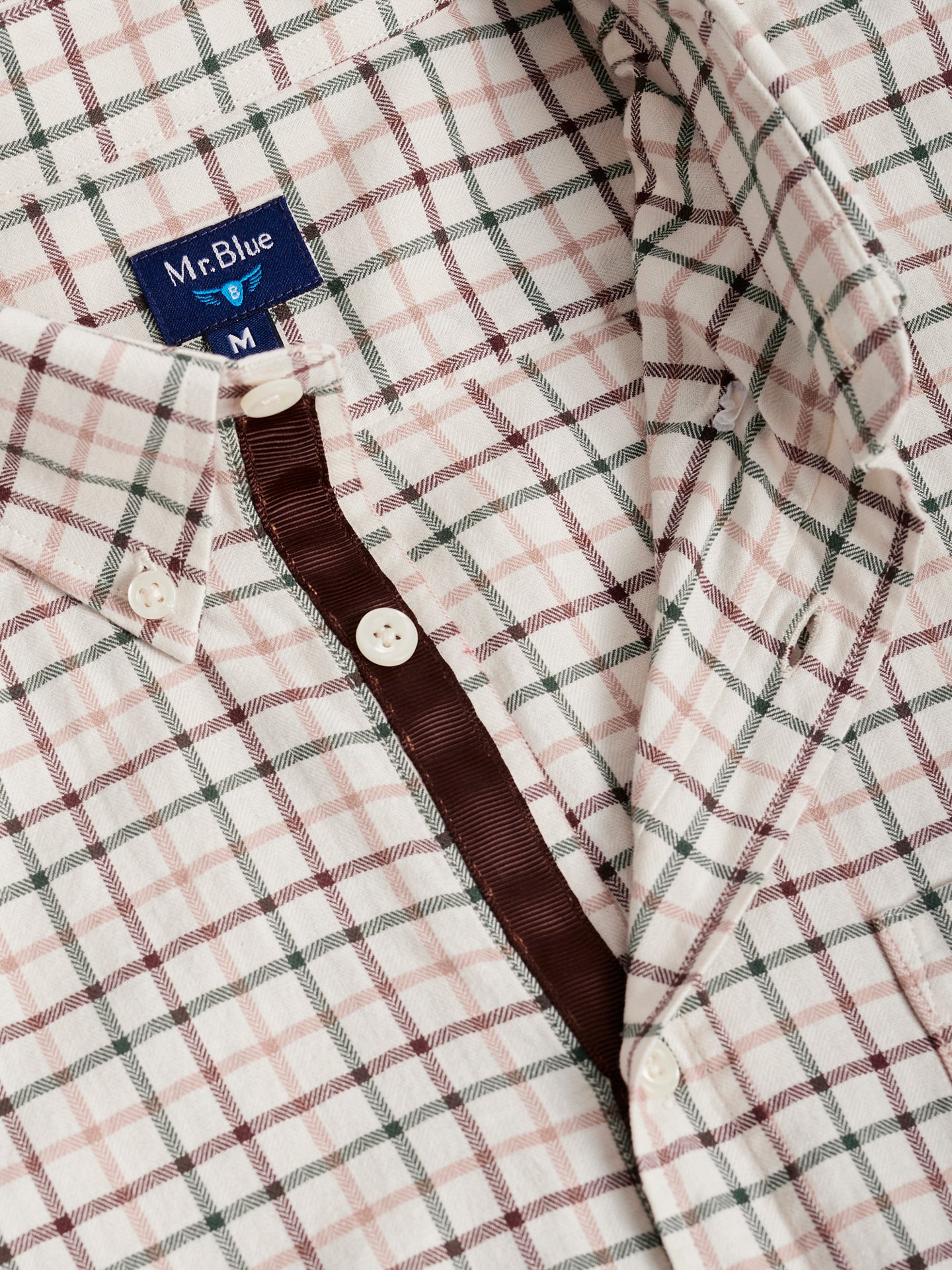 CAMISA FLANELA CASTANHA REGULAR FIT MR. BLUE