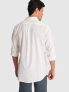 CAMISA BRANCA MANGA COMPRIDA REGULAR FIT MR. BLUE