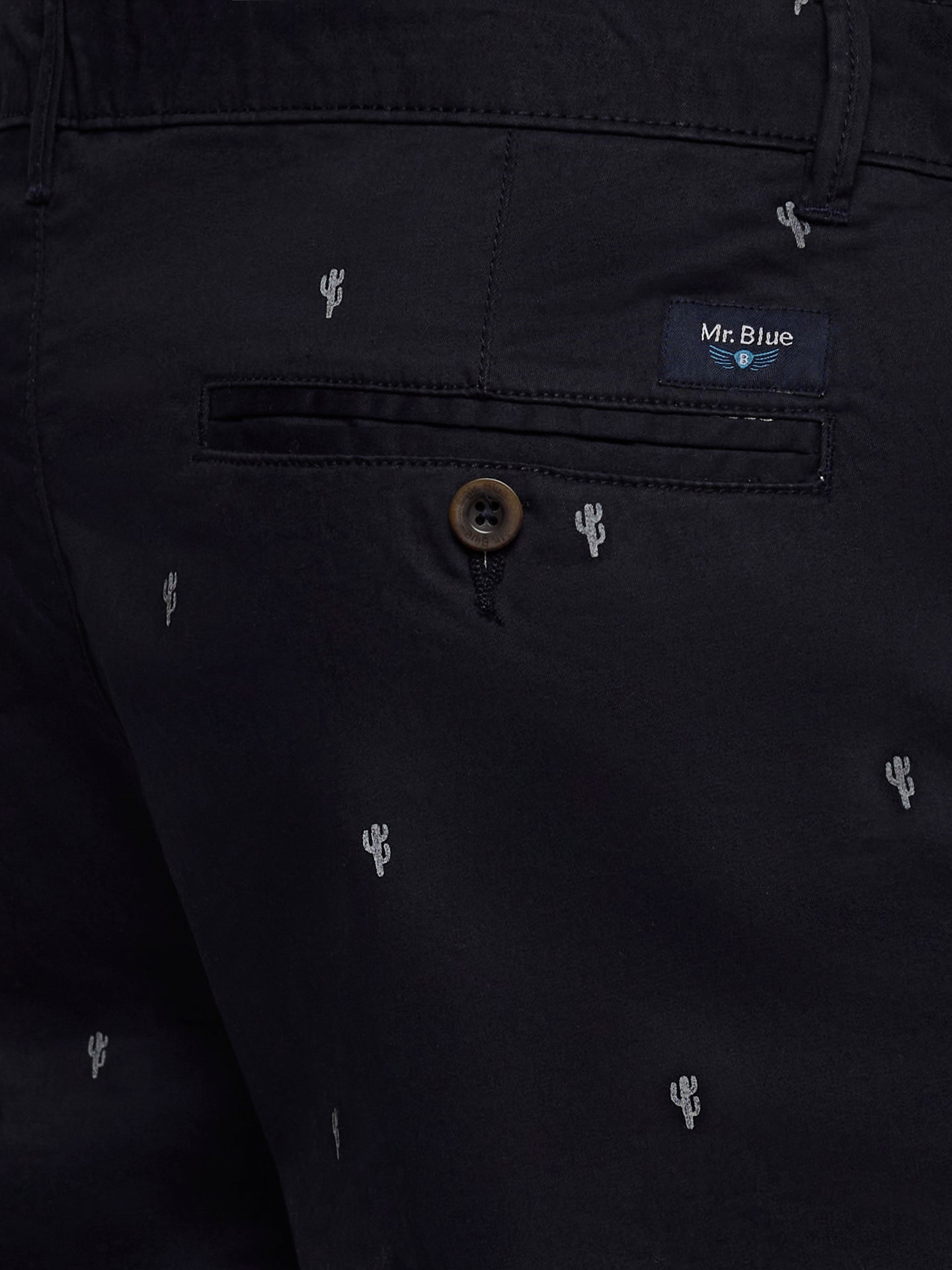 Calções Regular Fit Azuis Mr. Blue