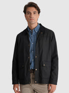 Sobretudo Azul Manga Comprida Regular Fit Mr. Blue