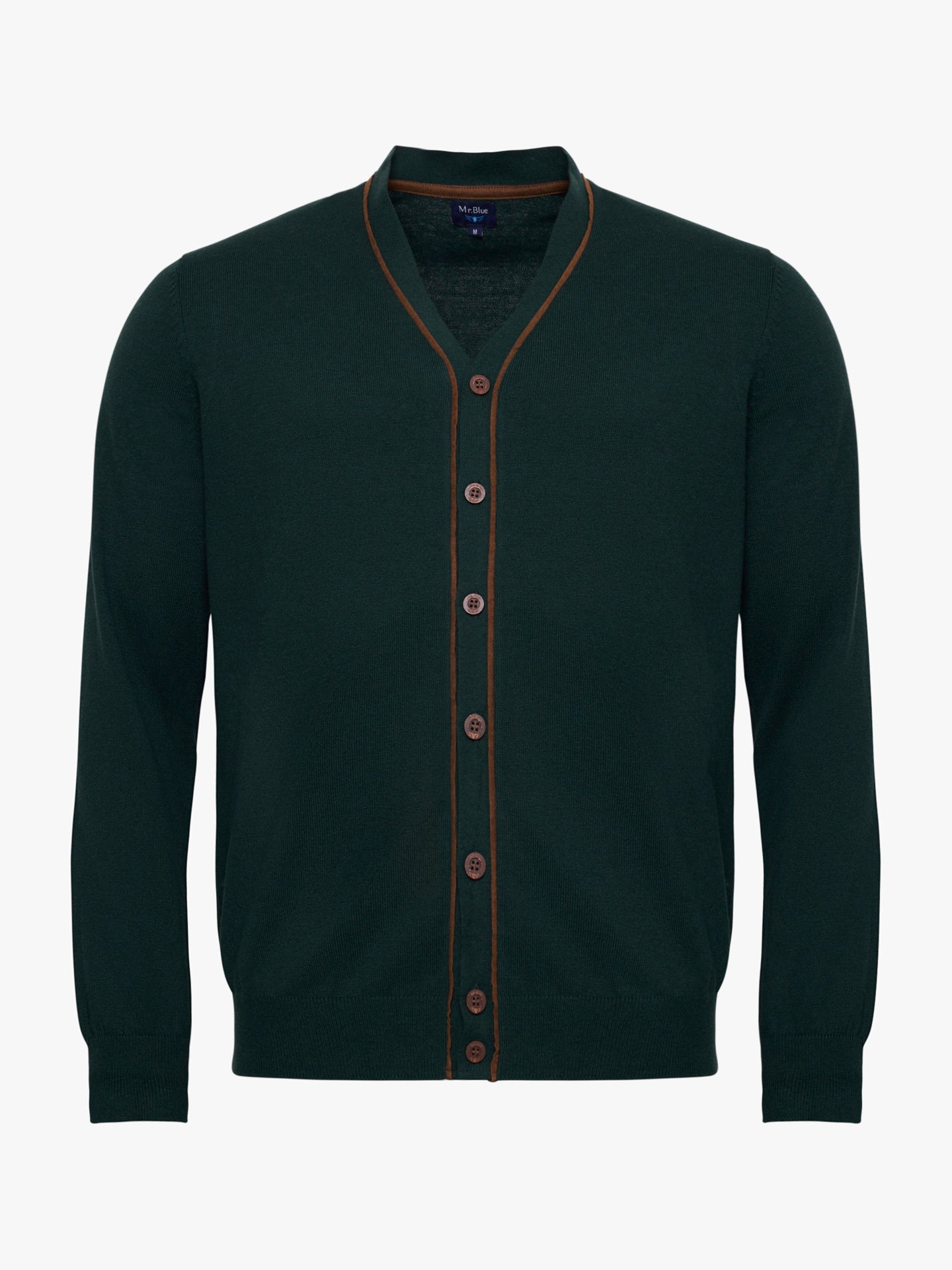 PULLOVER ALGODÃO VERDE MANGA COMPRIDA REGULAR FIT MR. BLUE