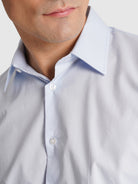 CAMISA MANGA LARGA POPELINA AZUL CLASSIC FIT MR. AZUL