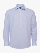 Camisa Regular Fit Linho Azul Mr. Blue
