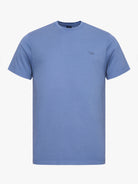 T-SHIRT ALGODÃO AZUL MANGA CURTA REGULAR FIT MR. BLUE