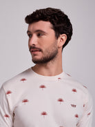 T-SHIRT ALGODÃO BRANCA MANGA CURTA REGULAR FIT MR. BLUE