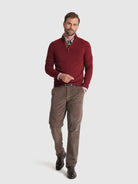 Pullover Caxemira Manga Comprida Regular Fit Mr. Blue