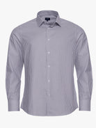 GRAY SLIM FIT MR SHIRT. BLUE