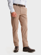 CALÇAS ESTRUTURADA BEGES SLIM FIT MR. BLUE