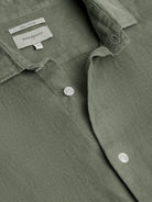 CAMISA LINHO VERDE MANGA COMPRIDA TAILORED FIT MARK BELLUCCI