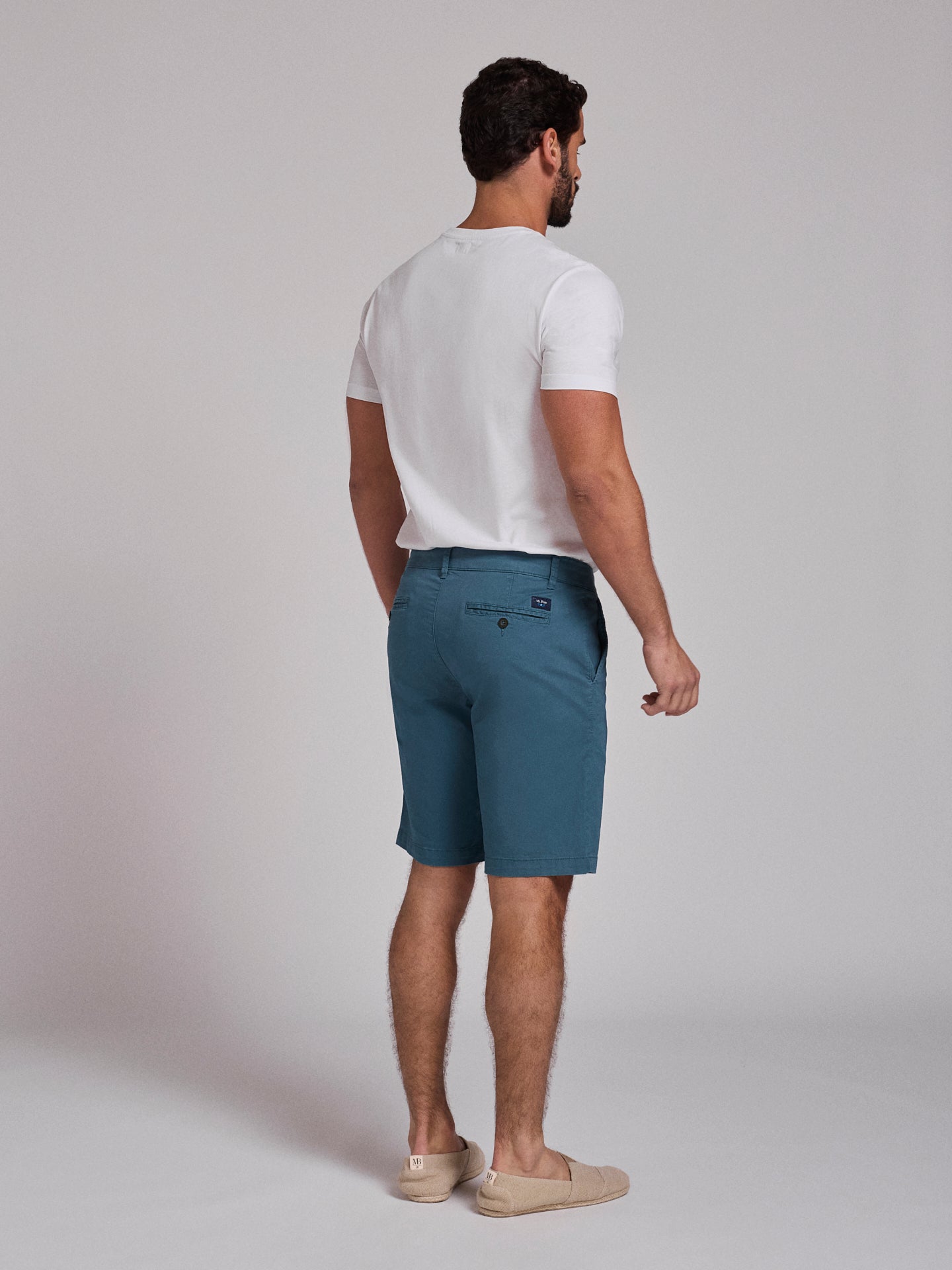Bermuda Algodão Verdes Regular Fit Mr. Blue
