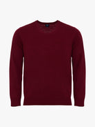 Pullover Lã Vermelho Com Cotoveleira Regular Fit Mr. Blue