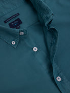 Camisa Algodão Azul Manga Comprida Regular Fit Mr. Blue