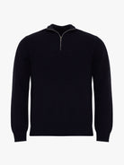 Pullover Lã Merino Azul Manga Comprida Regular Fit Mr. Blue