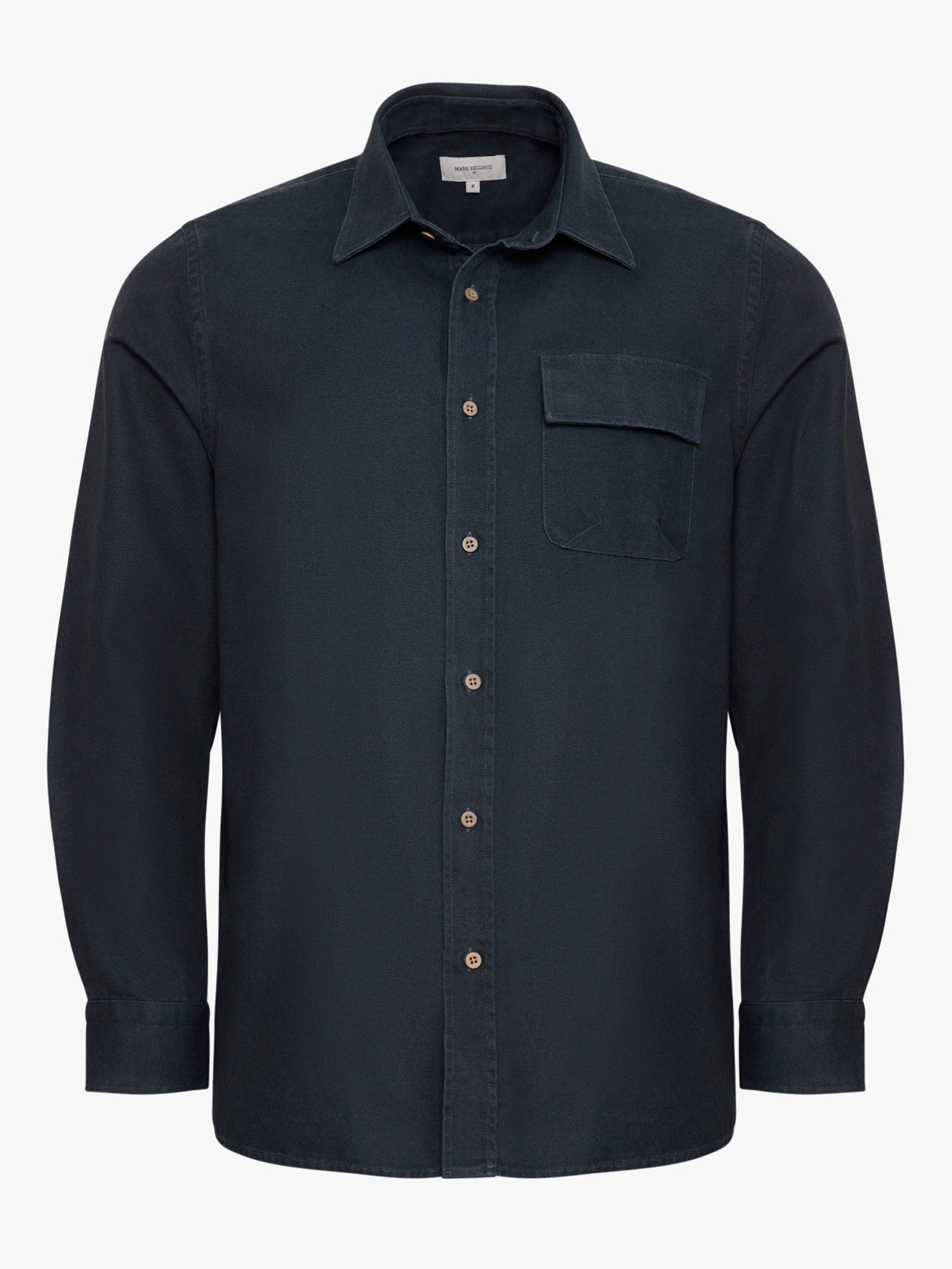 SOBRECAMISA AZUL REGULAR FIT MARK BELLUCCI