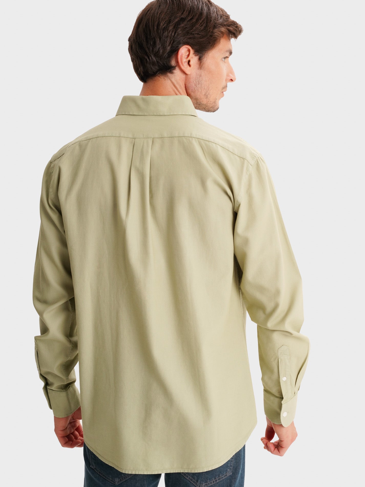 CAMISA VERDE REGULAR FIT MR. BLUE