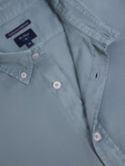 CAMISA ALGODÃO AZUL MANGA COMPRIDA REGULAR FIT MR. BLUE