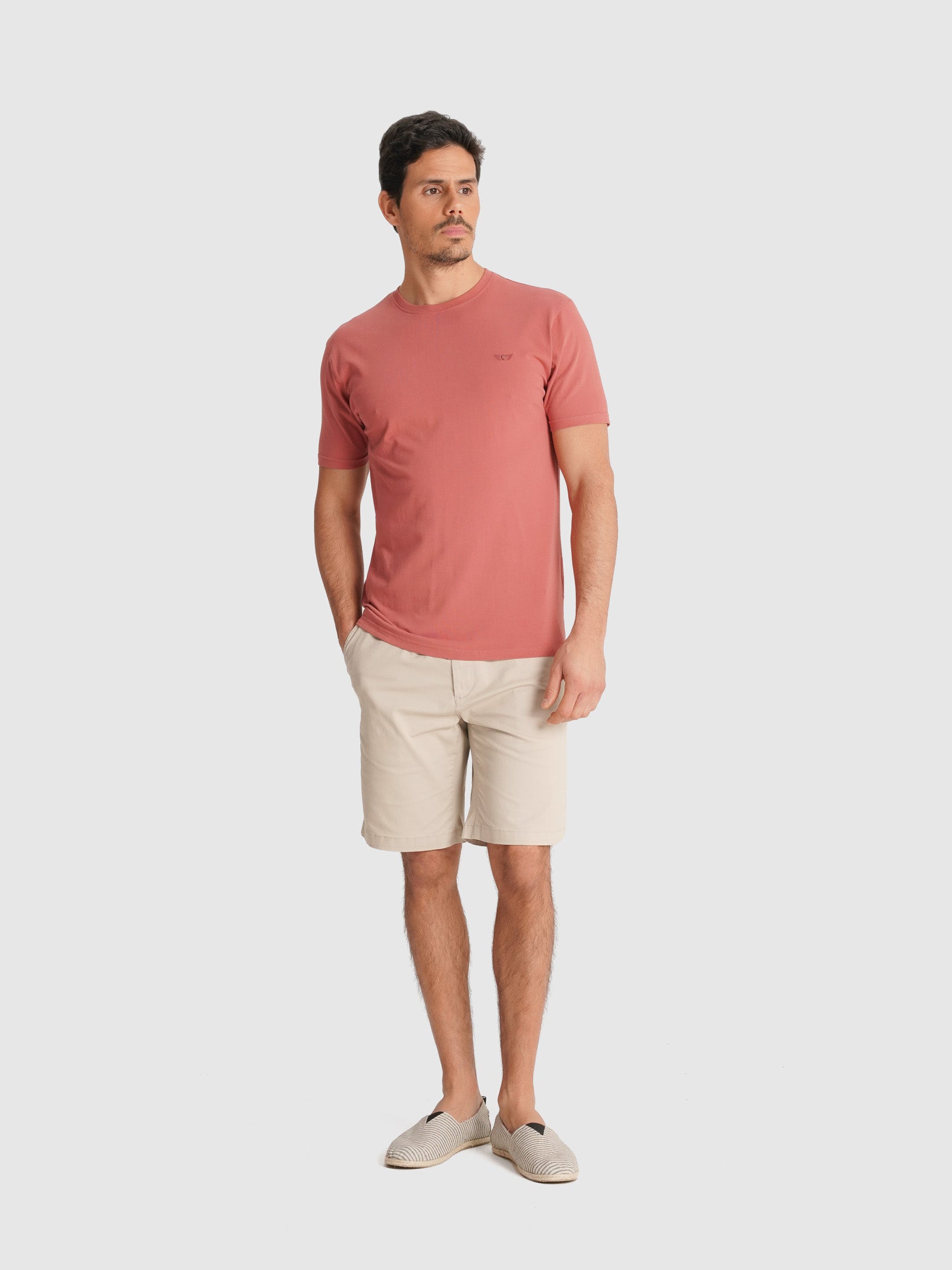 T-SHIRT ROSA MANGA CURTA REGULAR FIT MR. BLUE