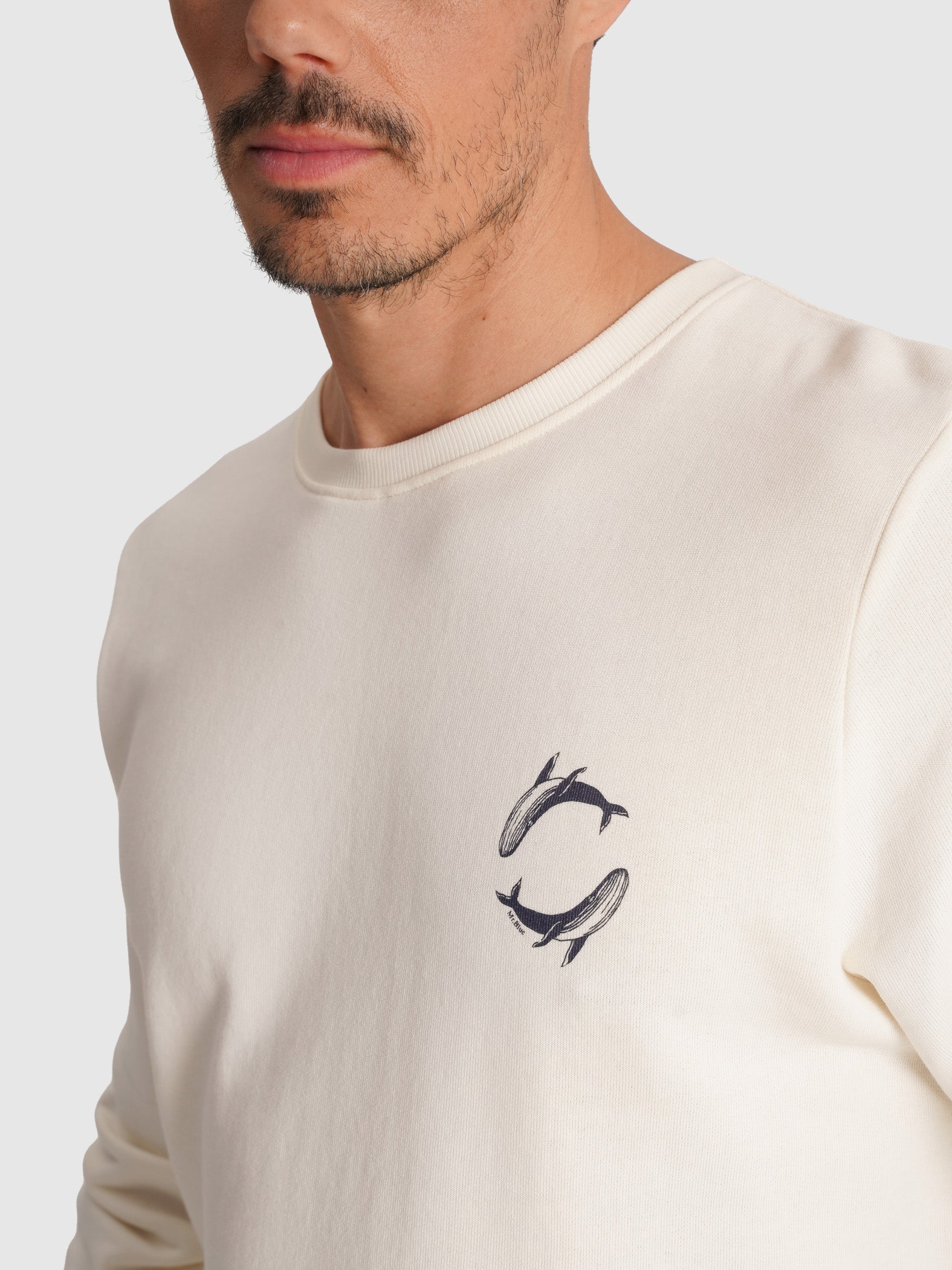 HOODIE CRU REGULAR FIT MR. BLUE