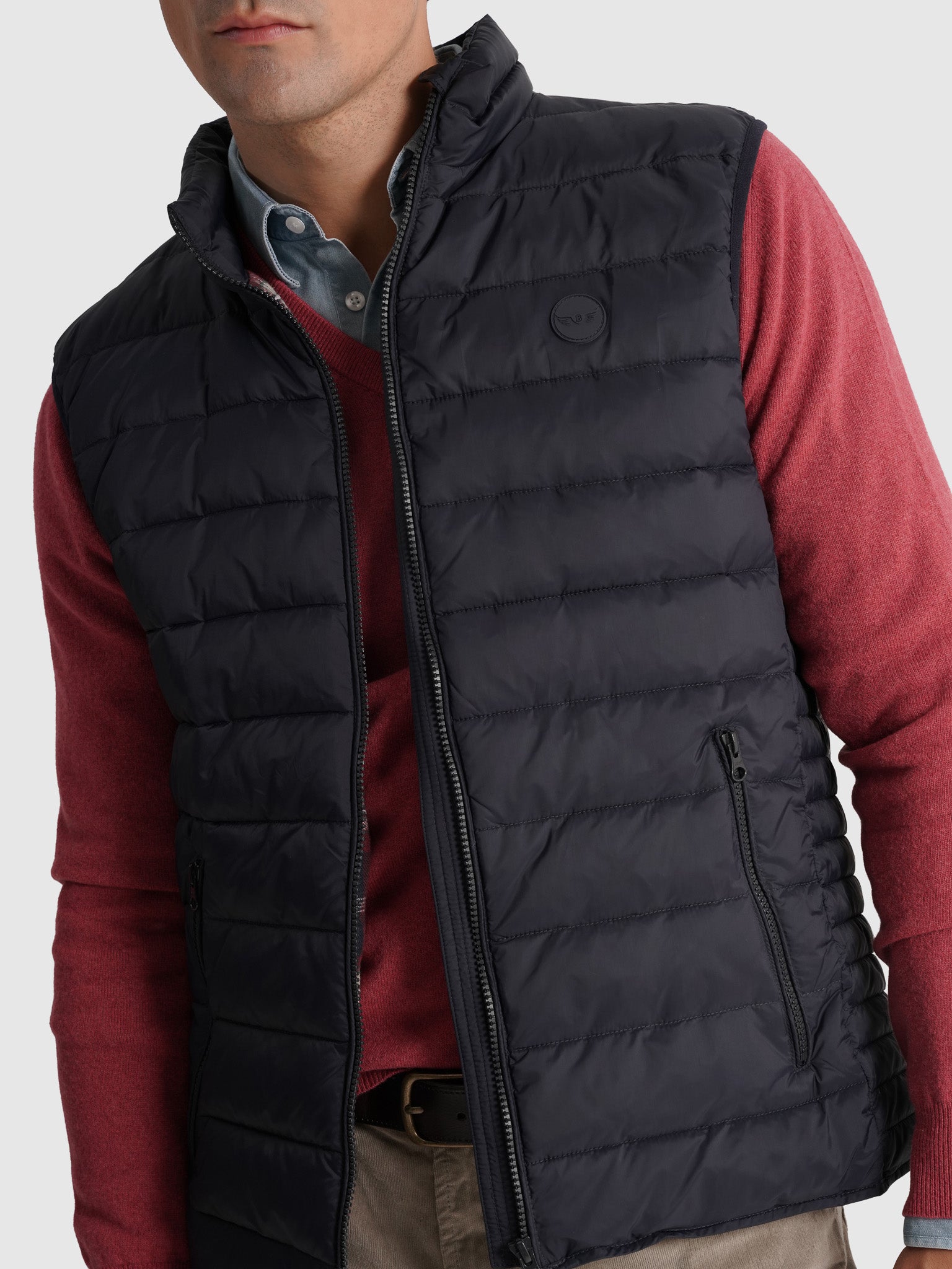 Blusão Azul Regular Fit Mr. Blue