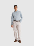 CAMISA AZUL MANGA COMPRIDA REGULAR FIT MR. BLUE