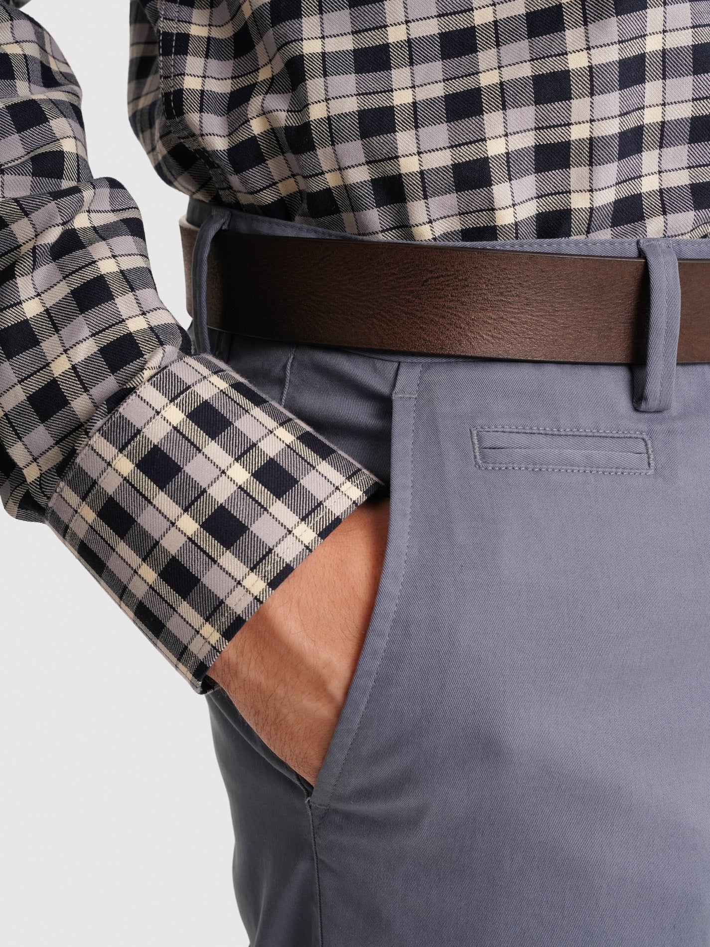 CALÇAS AZUIS SLIM FIT MR. BLUE