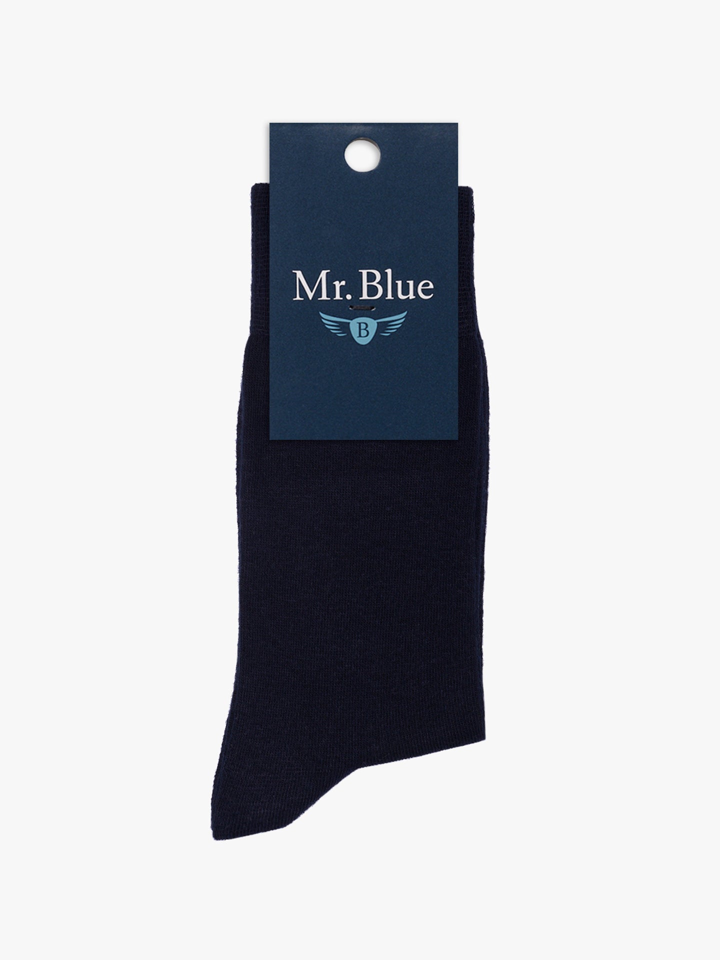 MEIAS ALGODÃO AZUIS REGULAR FIT MR. BLUE