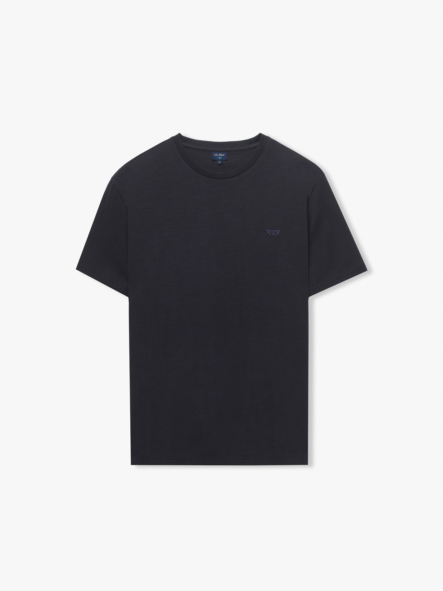 T-SHIRT AZUL MANGA CURTA REGULAR FIT MR. BLUE