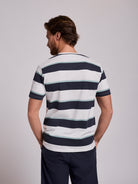 T-SHIRT ALGODÃO AZUL MANGA CURTA REGULAR FIT MR. BLUE