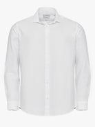 Camisa Algodão Branca Manga Comprida Regular Fit Mr. Blue