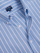 Camisa Algodão Azul Manga Comprida Regular Fit Mr. Blue