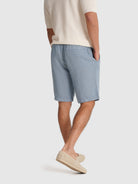 REGULAR FIT BLUE BERMUDA MARK BELLUCCI