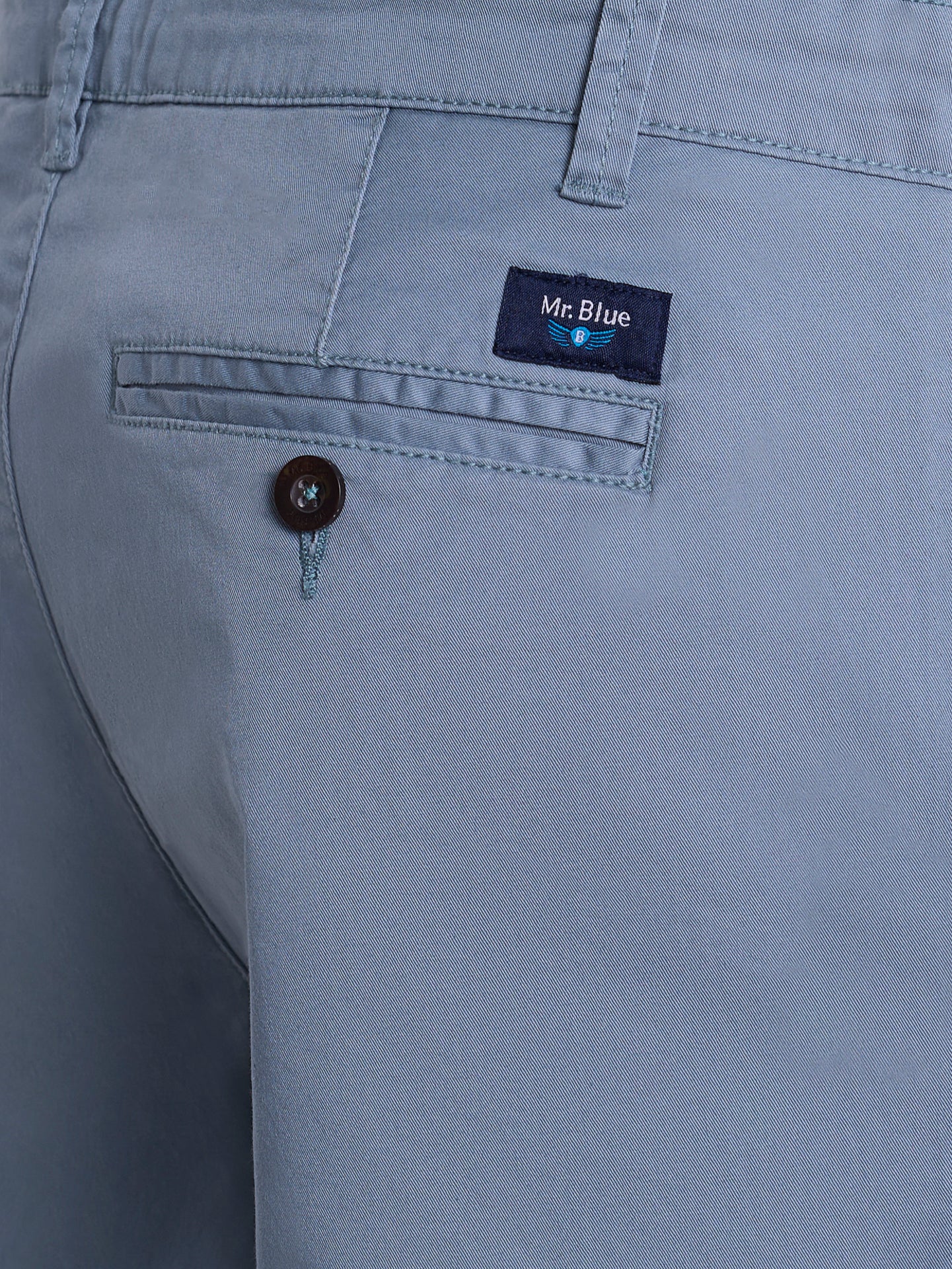 BERMUDA ALGODÃO AZUIS REGULAR FIT MR. BLUE