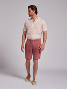 BERMUDA LINHO ROSAS REGULAR FIT MARK BELLUCCI