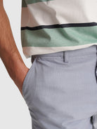 BERMUDA CHAMBRAY AZUIS REGULAR FIT MR. BLUE