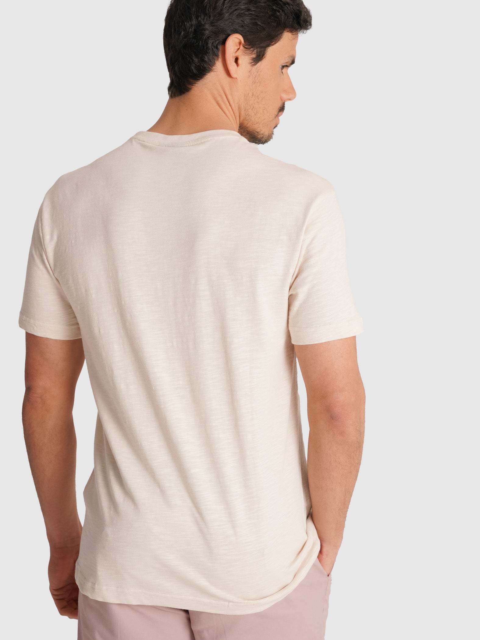 T-SHIRT CRU MANGA CURTA REGULAR FIT MR. BLUE