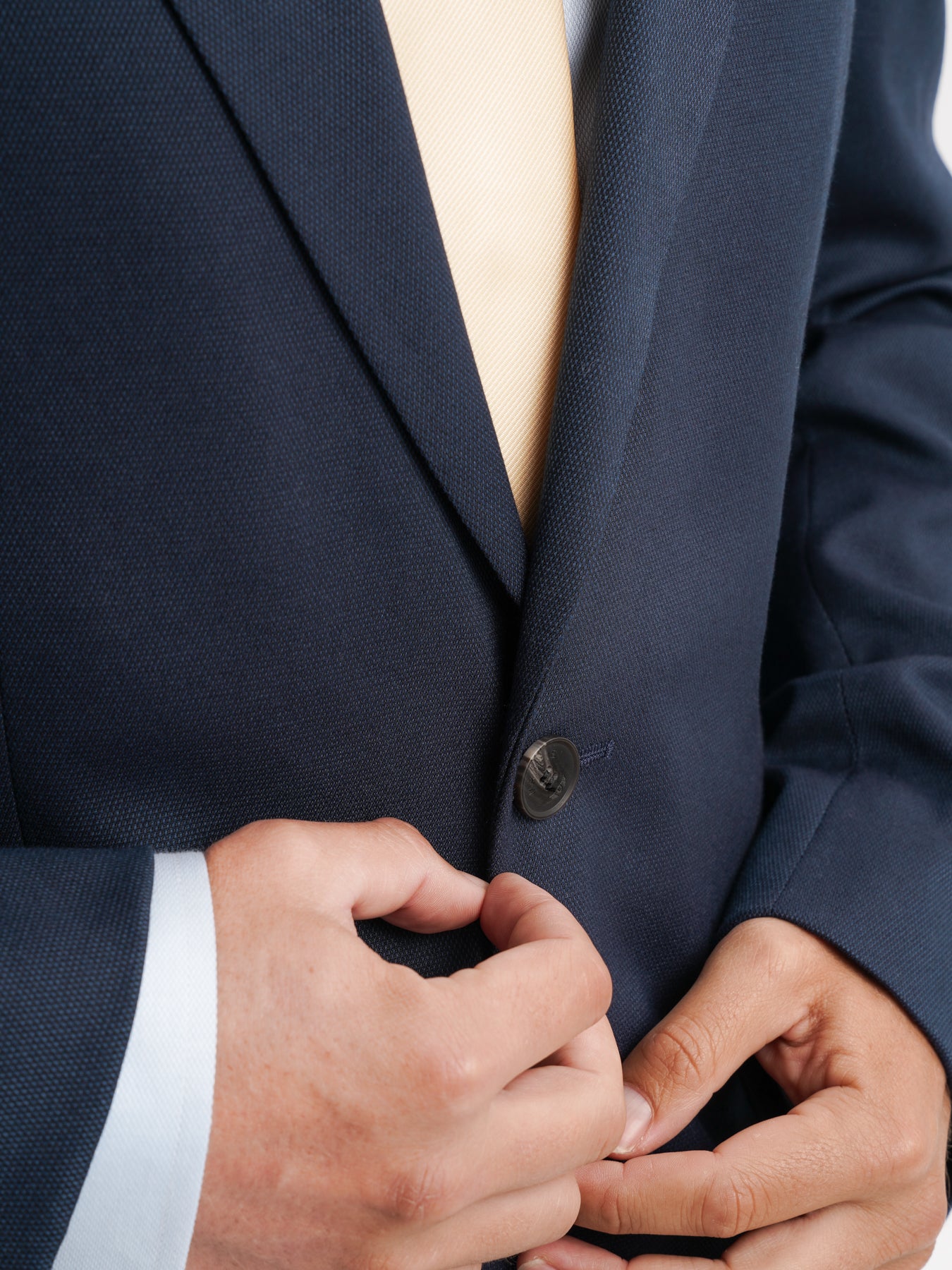 Mr.Blue Traje Azul Liso