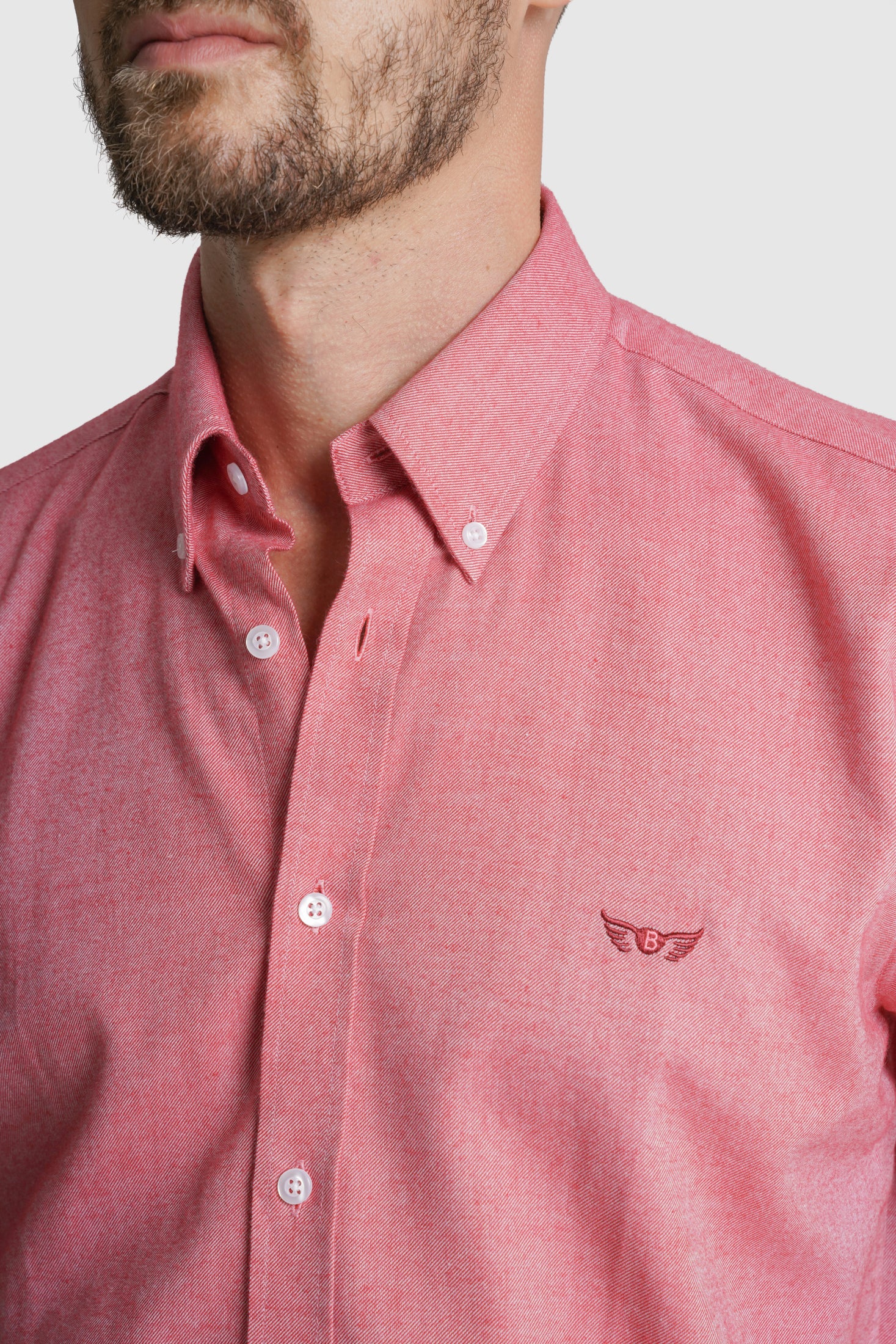 CAMISA FLANELA REGULAR FIT BORDEAUX LISA MR. BLUE