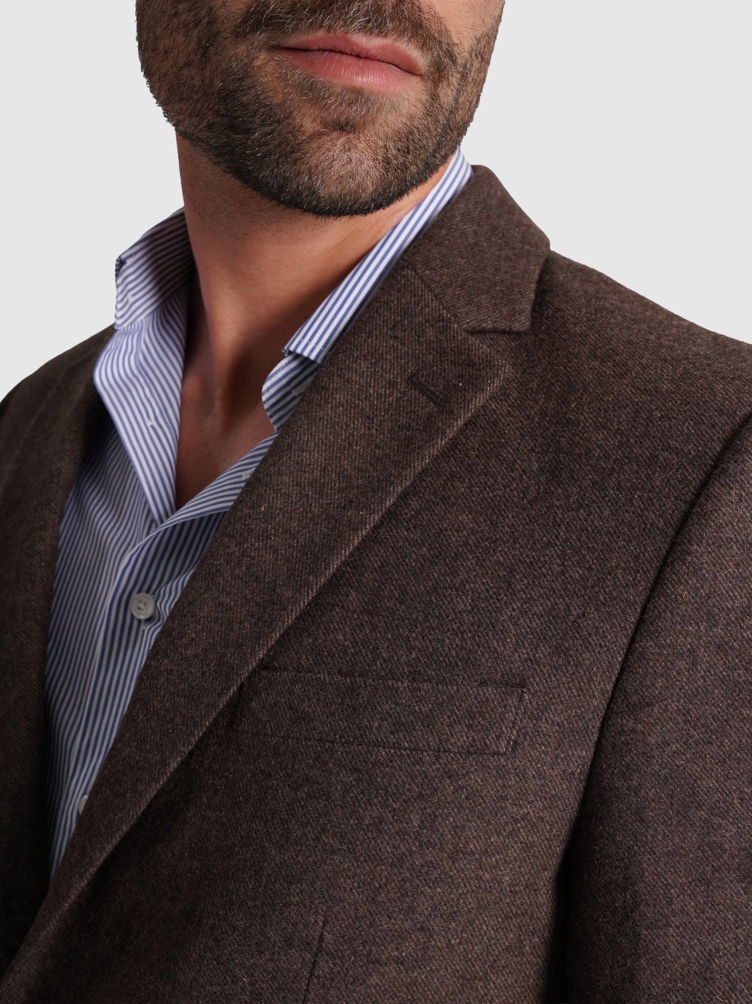 Blazer Castanho Regular Fit Mr. Blue