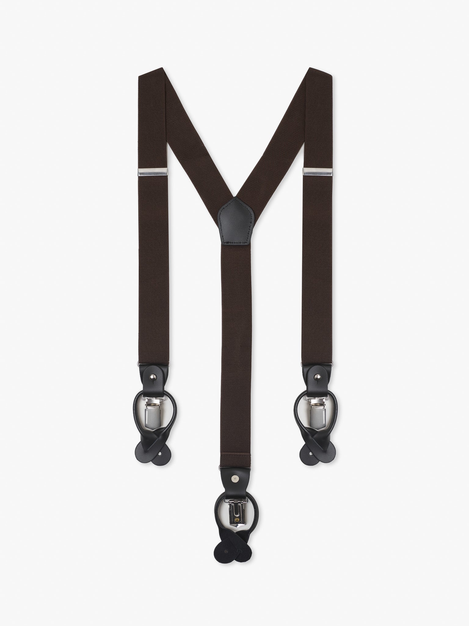 BROWN SUSPENDERS MR. BLUE